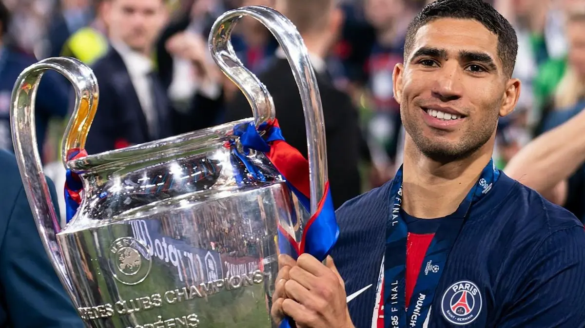 Achraf Hakimi won the African Player of the Year award