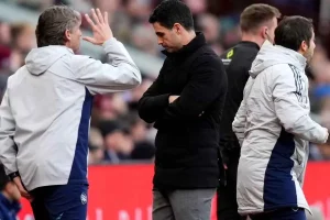 Arteta laments Arsenal defeat at Villa: Painful; difficult to take