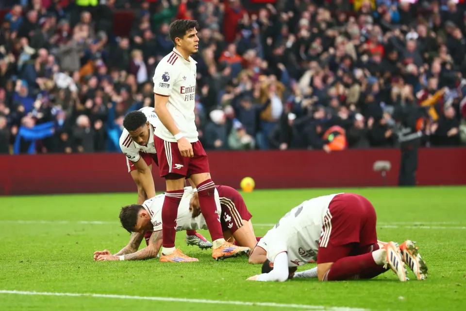 Arteta laments Arsenal defeat at Villa: Painful; difficult to take