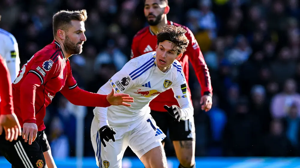 Manchester United's Matheus Cunha celebrates
