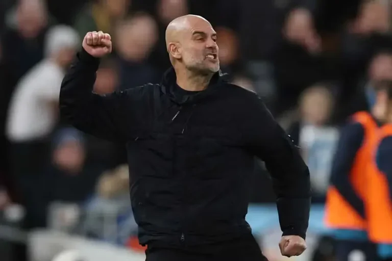 Pep Guardiola hits out at officials after late Man City dramatics