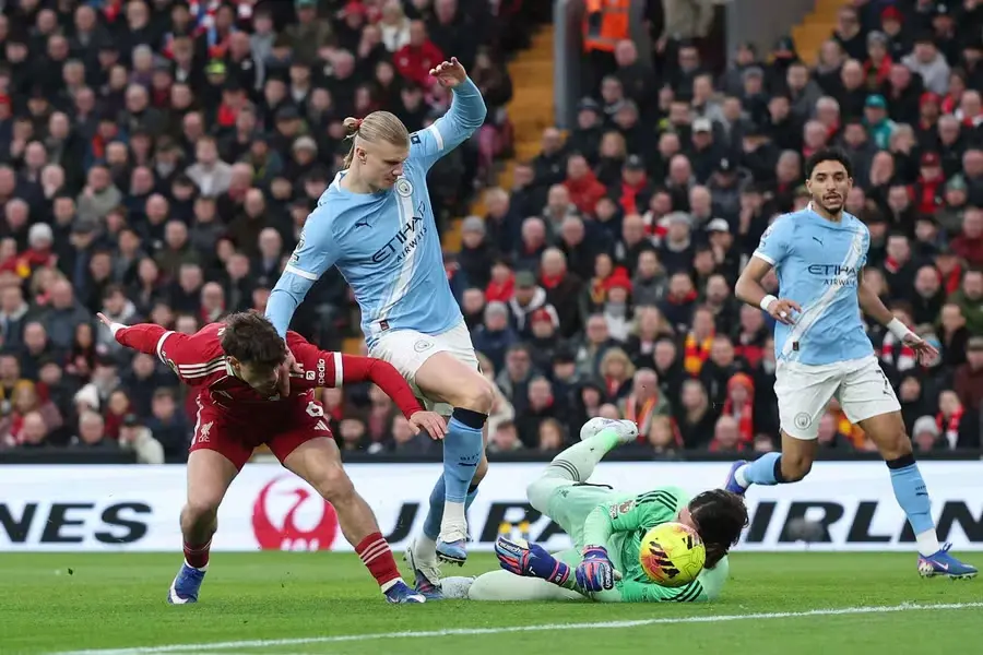 Haaland admits "I was nervous" for Man City penalty winner at Liverpool