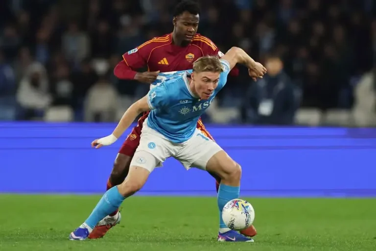 Napoli striker Hojlund: Passionate Conte has changed my game