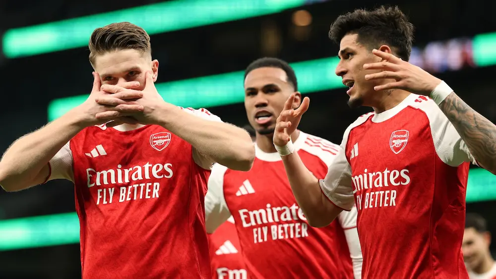 Eze at the double as Arsenal get back on track with derby win over Tottenham