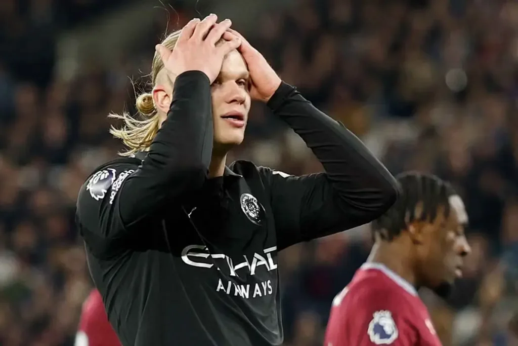 แต้มหลุดมือ! แมนซิตี้เจ๊าเวสต์แฮม 1-1 ตามหลังปืน 9 แต้ม