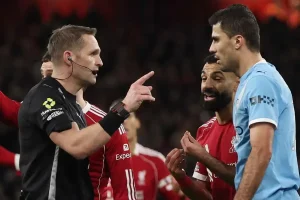 โรดรี้ มิดฟิลด์แมนฯ ซิตี้ เสี่ยงถูกแบนหลังถูก FA ตั้งข้อหาประพฤติตัวไม่เหมาะสมจากการให้สัมภาษณ์ว่าผู้ตัดสิน