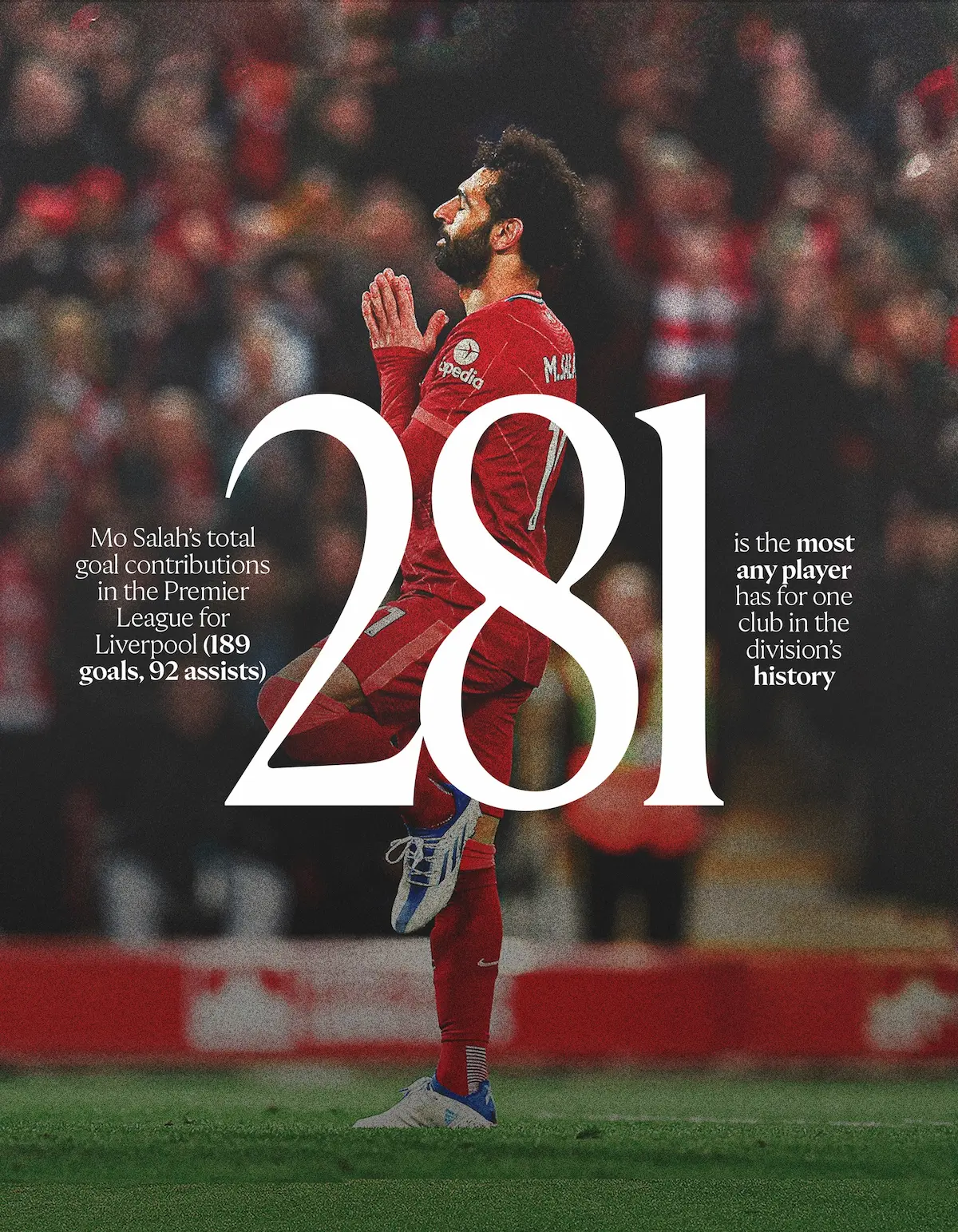 เจาะลึกทุกสถิติและตัวเลขประวัติศาสตร์ตลอด 9 ปีของ โมฮาเหม็ด ซาลาห์ ในสีเสื้อลิเวอร์พูล